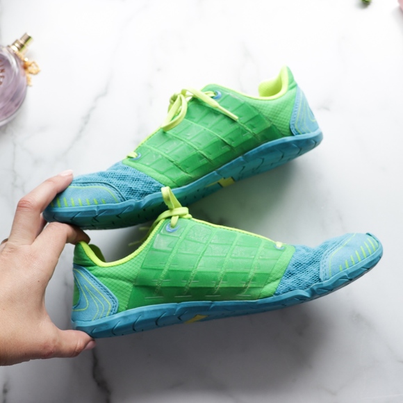 INOV8 BARE-FX 210 blue green Running shoe - Picture 3 of 7